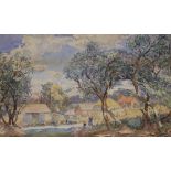 Thomas (Tom) William Armes (British, 1894-1963) - Watercolour - Landscape