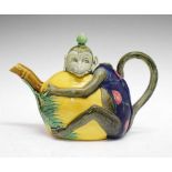 Minton monkey teapot