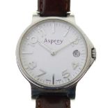 Asprey - Lady's stainless steel quartz wristwatch