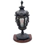 Early 20th Century bronzed lantern