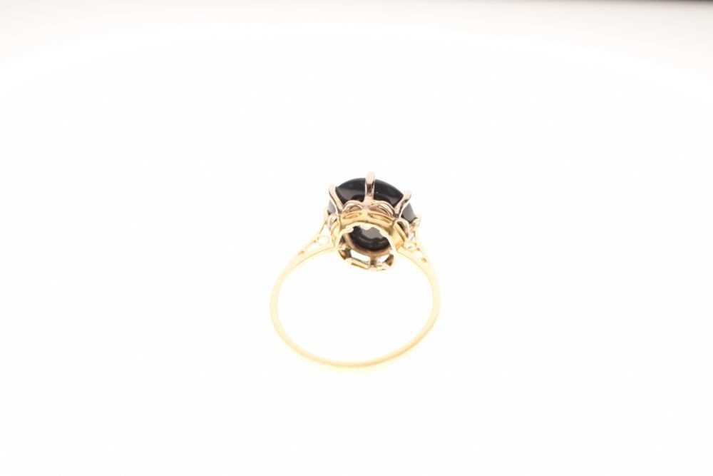 Black opal ring - Image 6 of 6
