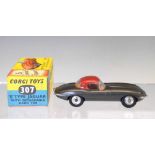 Corgi Toys - 307 'E' Type Jaguar with Detachable Hard Top