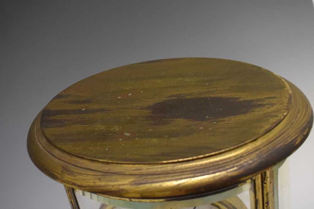Large late 19th Century French oval four glass mantel clock - Image 9 of 9
