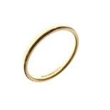 22ct gold wedding band