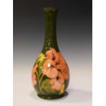 Moocroft Pottery - 1984 Walter Moorcroft limited edition Hibiscus vase