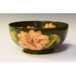 Moorcroft Pottery - 1984 Walter Moorcroft limited edition Hibiscus bowl