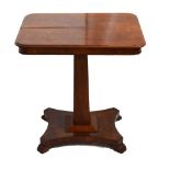 Early Victorian oak tripod occasional table