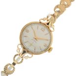 Lady's 9ct gold dress watch,