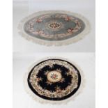 Two Chinese wool rugs