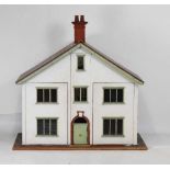 Early 20th Century scratch-built dolls house with accessories