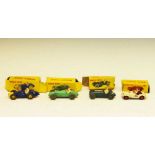 Dinky Toys - Four boxed diecast model vehicles