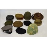 Quantity of re-enactment/ period military hats