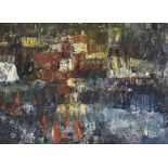 Ann Scampton - Abstract oil on canvas - 'South Devon'