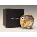 Steve Smith (Moorcroft/Worcester artist) vase