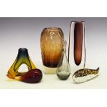 Group of cased glass