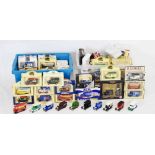 Large group of approximately one hundred mainly Lledo boxed diecast model vehicles