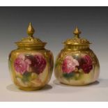 Royal Worcester - Two pot pourri vases