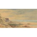 Robert Winchester Fraser (1848-1906) - Watercolour - 'The Bristol Channel'