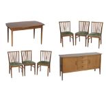 Vanson teak and rosewood dining suite