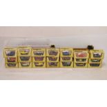 Quantity of approx eighty boxed Matchbox Models of Yesteryear diecast model vehicles