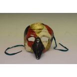 Venetian papier-mâché carnival mask