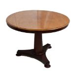 Victorian mahogany centre table