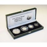 Royal Mint silver proof Britannia four coin set 1997