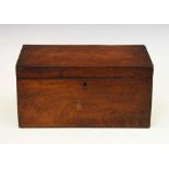 Early 19th Century rosewood tea caddy