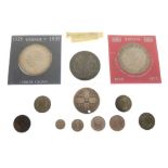 Quantity of Victorian and George V silver coinage