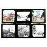 Collection of twenty-seven glass slides 'Bristol in Bygone Days', etc.