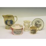 Small quantity of early to mid 19th Century ceramics