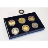 Quantity of commemorative coins and medallions