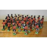 Group of Britains military figures including; Scotts Guards, Grenadier Guards, etc.