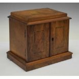 Victorian inlaid walnut table-top cabinet