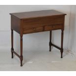 Mahogany wash stand with hinged lid
