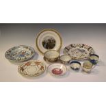 Small collection of late 18th Century and later English tea and dinner wares