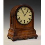 Late 19th Century German walnut cased time piece