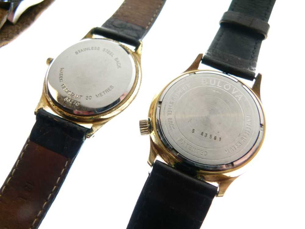 Bulova Accutron - Gentleman's gold plated and stainless steel back wristwatch, etc. - Bild 3 aus 7
