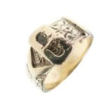 9ct gold buckle ring