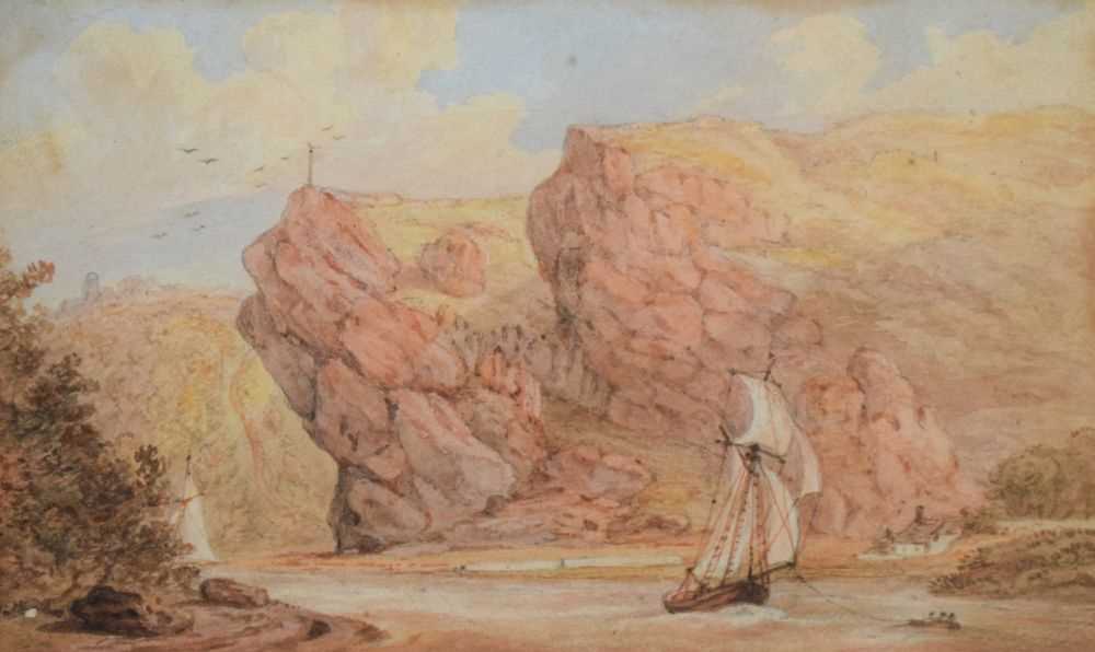 Two 19th Century watercolour studies - Bild 4 aus 10