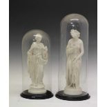 Two mid 19th Century parian figures