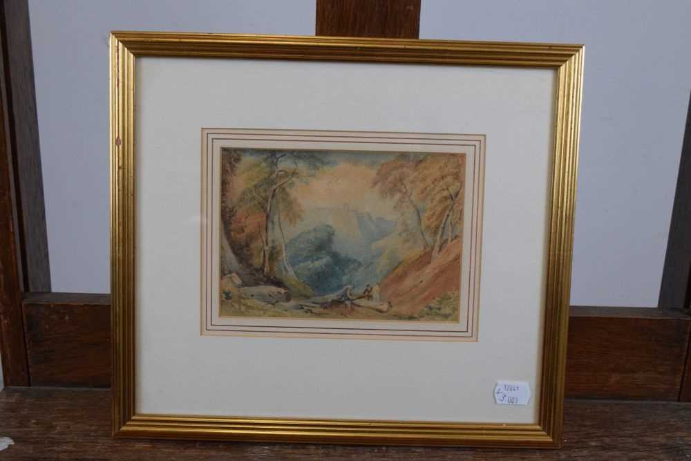 Two 19th Century watercolour studies - Bild 6 aus 10