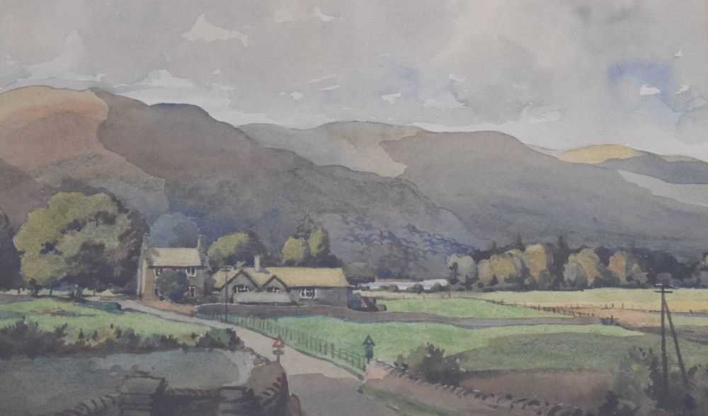 Kenneth Stephen Broad (exh.1911-35) - Two watercolours - Lakeland landscapes - Bild 11 aus 11