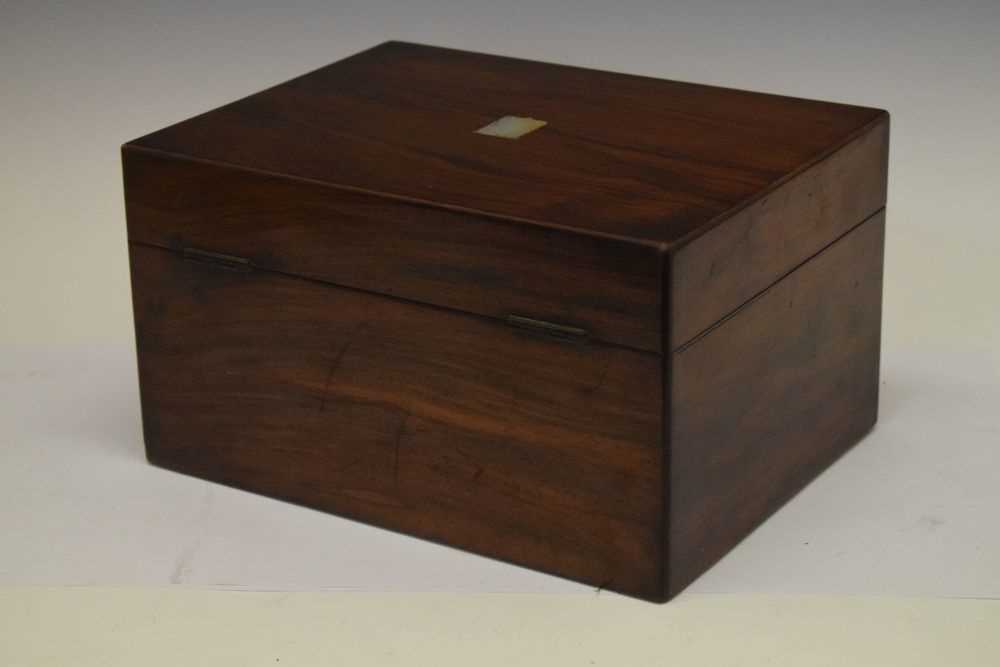 Victorian walnut dressing box - Image 7 of 9
