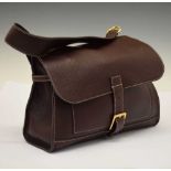 Mulberry - Lady's Chiltern maroon leather handbag