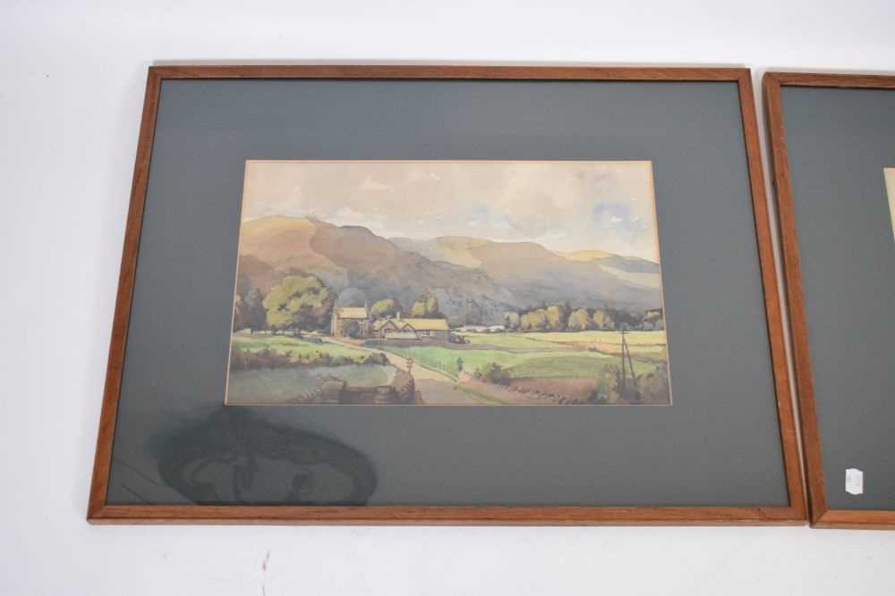 Kenneth Stephen Broad (exh.1911-35) - Two watercolours - Lakeland landscapes - Bild 3 aus 11