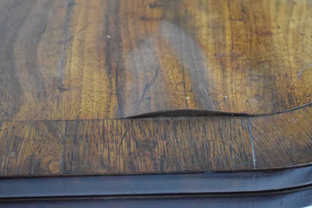 George IV mahogany fold-over card table - Bild 2 aus 14