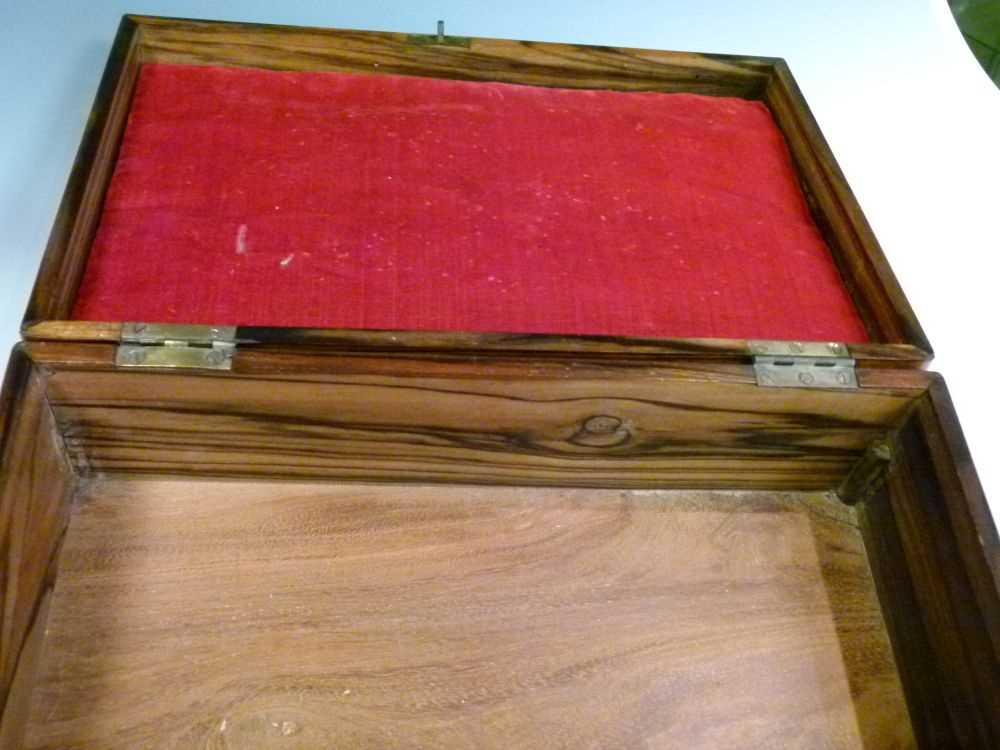 Indian coromandel wood work box - Bild 6 aus 8