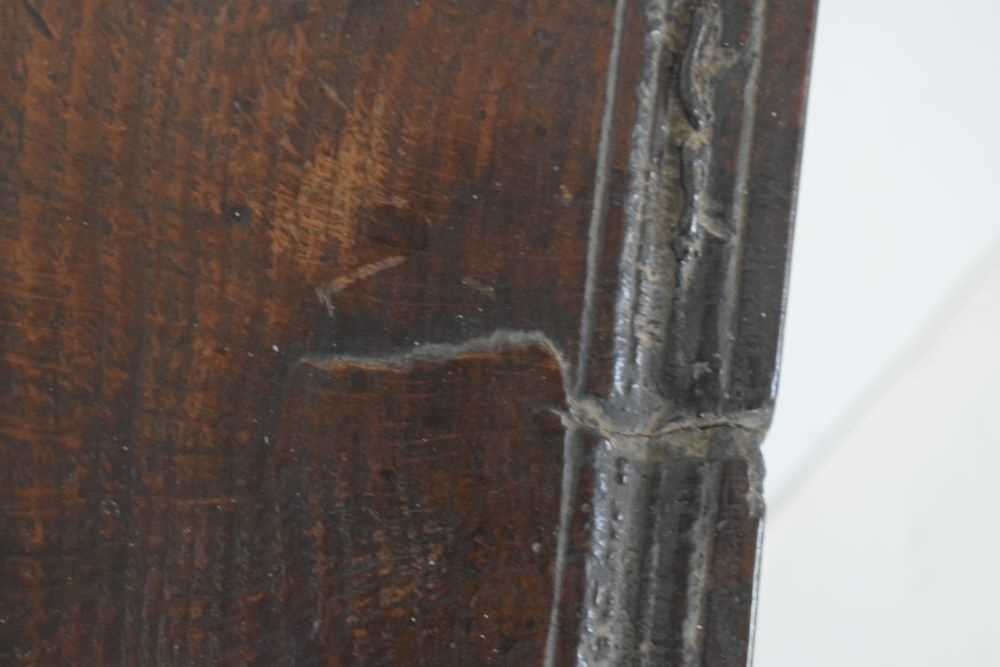 18th Century oak Bible box - Bild 5 aus 7