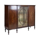 Early 20th Century mahogany display cabinet